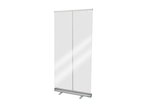 anti-speekselscherm,PET-folie,glashelder,frame aluminium