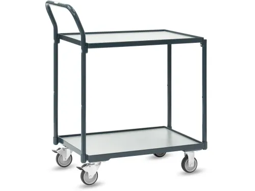 Tafelwagen 2240-7016 200kg 740x480mm 2 etages RAL7016