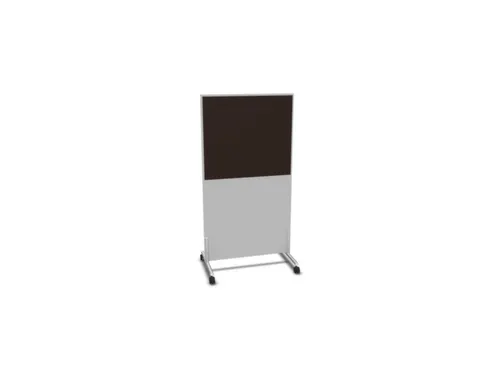 scheidingswand,HxB 1545x800mm,MP-lichtgrijs,BN2036-bruin