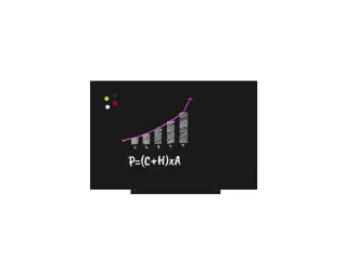 Whiteboard Rocada Skinliquid 75x115cm zwart gelakt - 4
