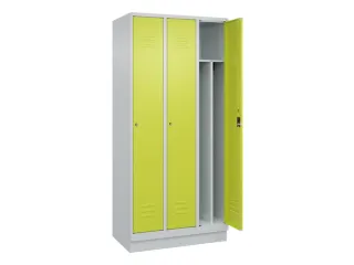 locker voor scheiding van kleding,HxBxD 1950x900x500mm,3vak - 2