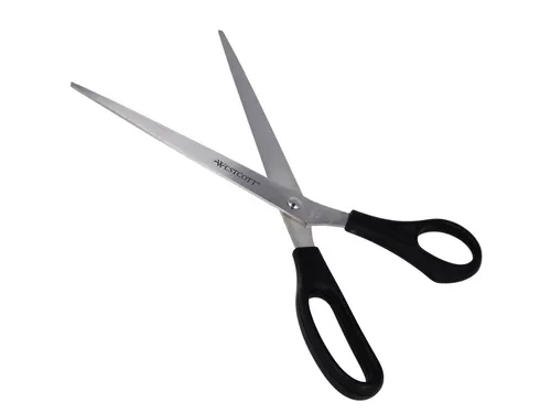 Kantoorschaar Westcott 260mm met kunststof grip rvs