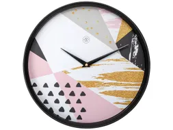 Wandklok nXt Grace dia 30cm kunststof zwart