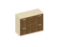 hangmappenkast 770x1000x430mm 2hangmappenframes Esdoorn+ Noten