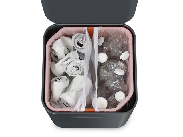 Afvalbak Intelligent Waste Totem Compact 40 Liter Grijs