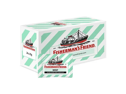 Keelpastilles Fisherman's Friend Mint 25 gram suikervrij