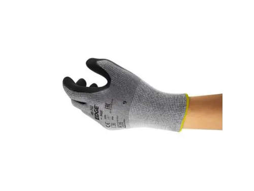 Ansell EDGE 48-702 snijbestendige handschoenen, grijs, maat 11, 12 paa