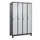 locker voor scheiding van kleding,HxBxD 1950x1200x500mm,4vak