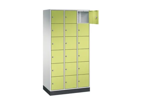lockerkast,RAL 7035/RDS1108060,HxBxD 1950x920x500mm,3x6vakken
