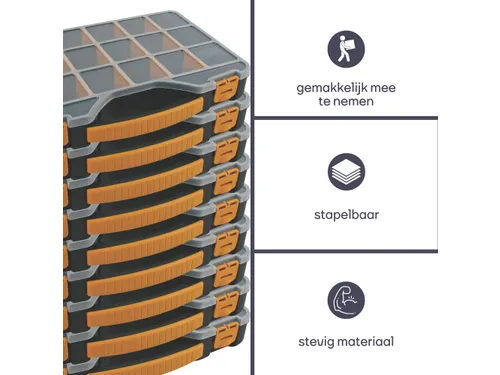 Assortimentsdoos 326x257x48mm 4 Liter