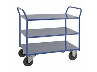 etagewagen,draagverm. 400kg,3etage(s),laadvl. LxB 940x440mm,staaletage - 1