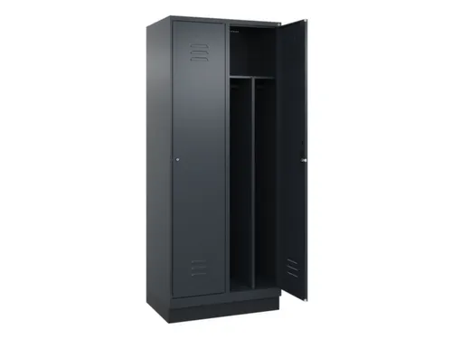 locker voor scheiding van kleding,HxBxD 1950x800x500mm,2vak