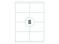 Etiket Premium 105x74mm Wit XL Pack 1000 Vel