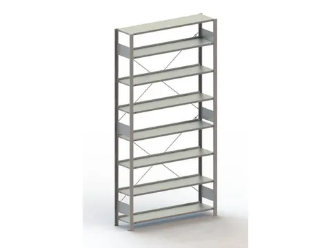 dossierstelling,grondveld,HxBxD 2500x1306x336mm,vaklast 80kg