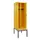 locker met bank,voor scheiding van kleding,HxBxD 2120x600x815mm,2vak