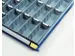 kit de bacs de rangement,33bacs,p. face avant H 50mm,larg. 1100mm