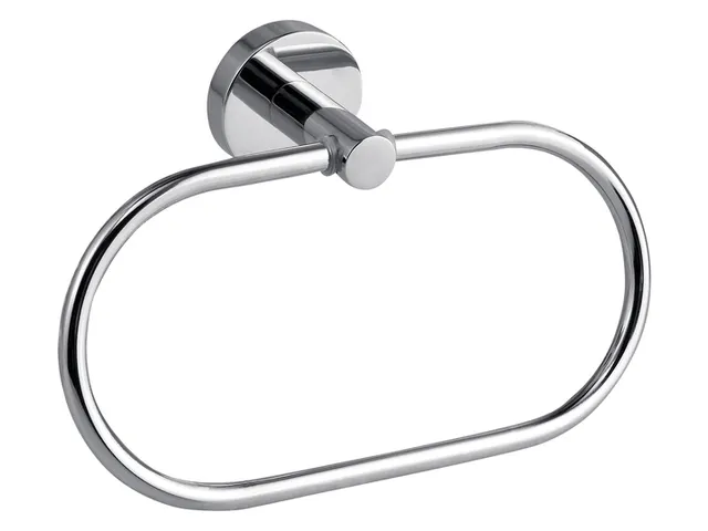 Handdoekring tesa Smooz hoogglans verchroomd metaal zelfklevend