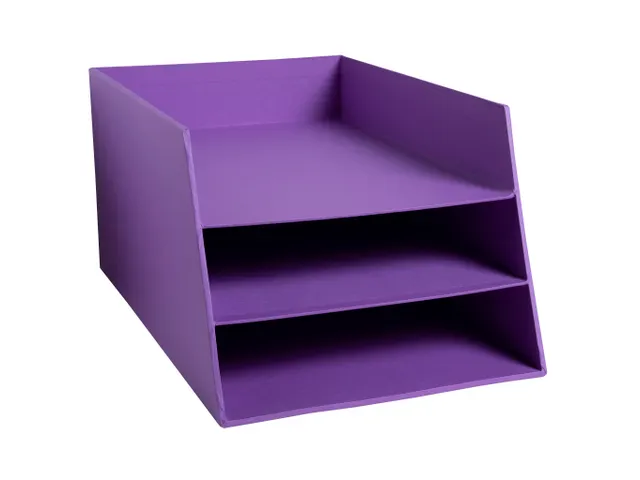 Kartonnen postmand met 3 niveaus