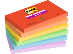 Memoblok 3M Post-it 655 Super Sticky 76X127mm PLAY