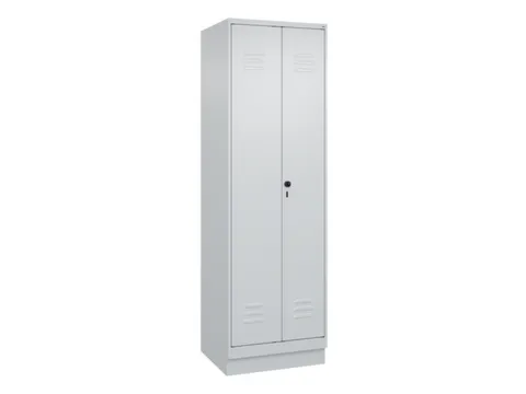 armoire vestiaire noir et blanc HxlxP 1950x600x500mm 2compart.