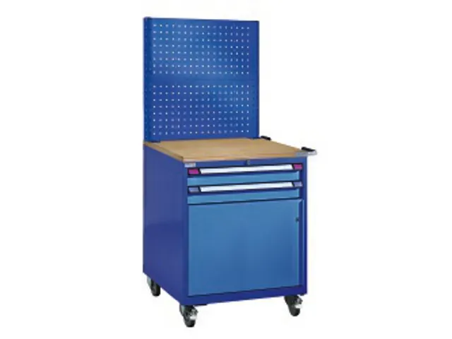 Montagewagen,Draagverm. 400Kg,Duifblauw/Lichtblauw