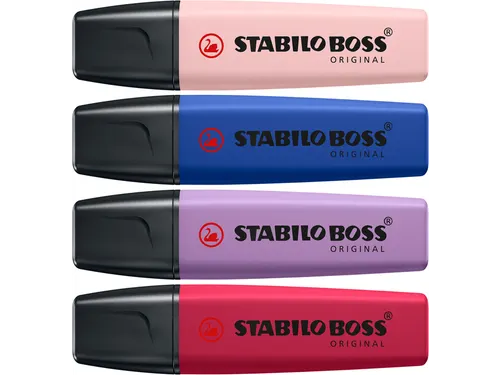 Markeerstift STABILO Boss Wildflower display groot assorti