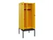 locker met bank,voor scheiding van kleding,HxBxD 2120x800x815mm,2vak