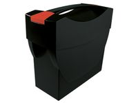 hangmappenbox HAN Swing Plus met deksel zwart A4