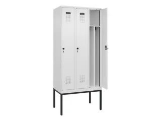 locker voor scheiding van kleding,HxBxD 2120x900x500mm,3vak - 1