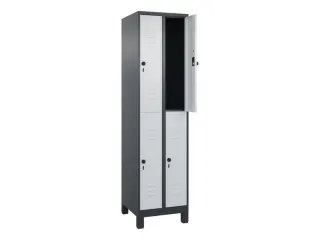 dubbeldekse locker,HxBxD 1950x500x500mm,2x2vak.,vak B 250mm - 2