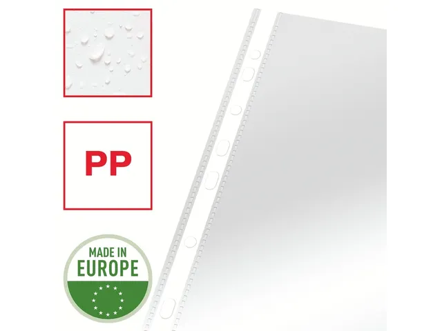 Showtas Esselte 56066 standaard A4 PP 0.06mm 11-gaats