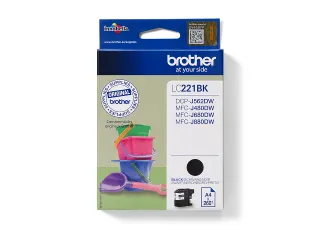 Inktcartridge Brother LC-221 zwart - 2
