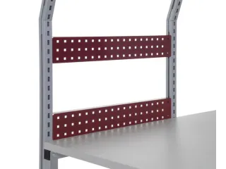 geperforeerde plaat,v. paktafel,HxBxD 100x1000x30mm,schroefbaar,staal - 2