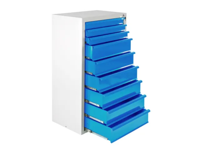 ladekast,HxBxD 1200x700x435mm,9lade(n),volledig uittrekbaar
