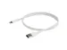 1 Meter Gehoekte Lightning Usb Kabel Apple Wit Aramide