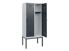 schoollocker,HxBxD 1950x800x500mm,2vak,vak B 400mm,draaigrendel