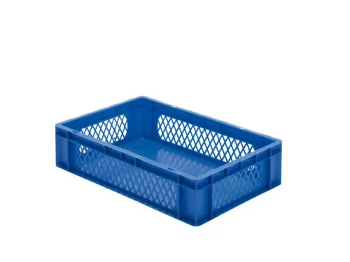 Euronorm-Stapelbak 26l H X L X B 145x600x400mm Blauw