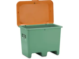 strooigoedbak,200l,HxBxD 690x890x600mm,GVK,groen,deksel oranje - 4