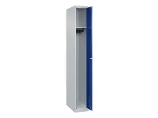 locker,HxBxD 1850x250x500mm,1vak,vak B 250mm,cil.-slot,staand op vloer - 1