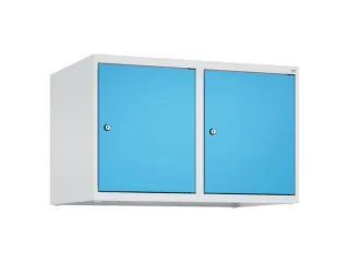 opzetkast,v. locker,2vak.,vak B 400mm,HxBxD 500x800x500mm,vleugeldeur - 1