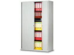 jaloeziedeurkast,HxBxD 1980x1200x430mm,5 OH,romp lichtgrijs