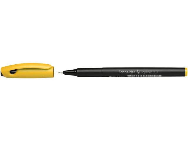 fineliner Schneider Topliner 967 0.4mm geel