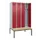 locker met bank,voor scheiding van kleding,HxBxD 2120x1200x815mm,4vak