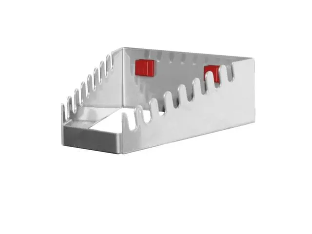 Abax-Steeksleutelhouder Voor Geperforeerde Platen 8 Sleutels Aluminium