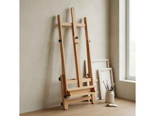 Schildersezel Kangaro Profi Studio type Ezel H tot 120cm doek met wiel
