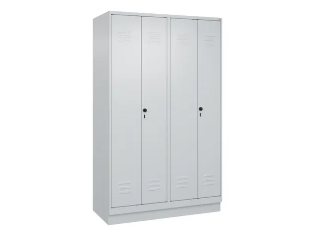 locker voor scheiding van kleding,HxBxD 1950x1200x500mm,4vak