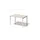 In hoogte verstelbaar bureau,HxBxD 650-850x1200x800mm,blad grijswit