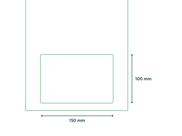 Retourlabel POSTNL label A4 150x100mm 100 Vel
