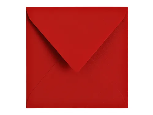 Envelop Papicolor 140x140mm rood pak à 6 stuks