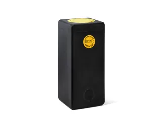 Afvalbak 90 liter EarthBin Geel Zwart - 1